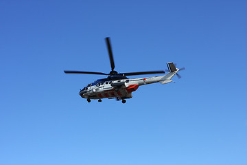 Image showing helicopter flying