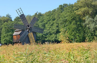 Image showing Medieval windmill in Sibiu city