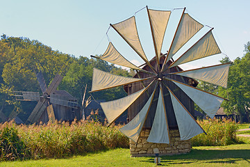 Image showing Medieval windmill in Sibiu city