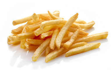 Image showing french fries on white background