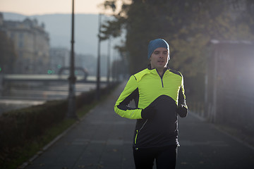 Image showing man jogging