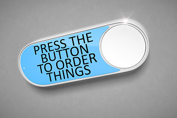 Image showing a dash button to order things in the internet