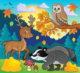 Image showing Forest wildlife theme image 3