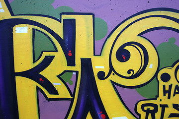 Image showing grafitti letters