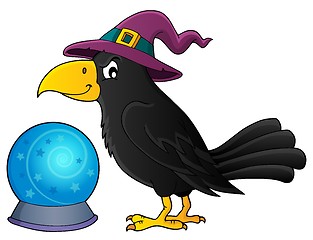 Image showing Witch crow theme image 1