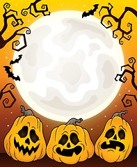 Image showing Halloween pumpkins theme image 3