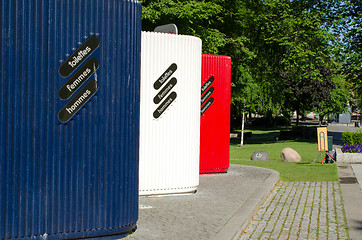 Image showing Public toilets in central Oslo