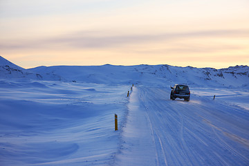 Image showing Winter travel