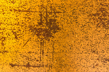 Image showing close up of old rusty metal surface