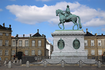 Image showing Amalienborg Square in Copenhagen, Denmark