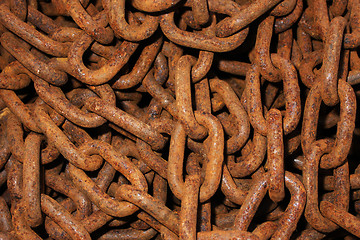 Image showing Rusty chain