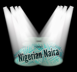 Image showing Nigerian Naira Means Foreign Currency And Forex