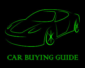 Image showing Car Buying Guide Indicates Vehicles Purchasing And Info