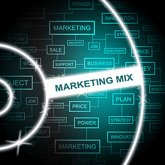 Image showing Marketing Mix Means Email Lists And E-Commerce