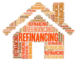 Image showing House Refinancing Shows Home Residential And Homes