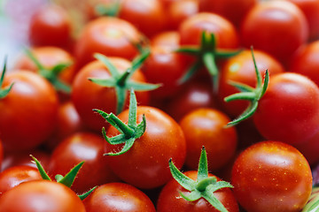 Image showing Group of fresh tomatoes