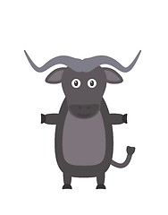 Image showing Funny buffalo character
