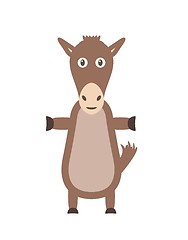 Image showing Funny horse character