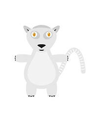 Image showing Funny lemur character