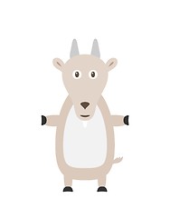 Image showing Funny goat character