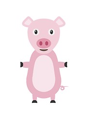 Image showing Funny pig character