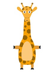 Image showing Funny giraffe character