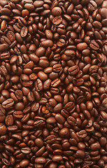 Image showing coffeebeans background