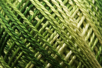 Image showing green threads