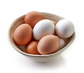 Image showing bowl of eggs