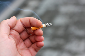 Image showing unhealthy habit