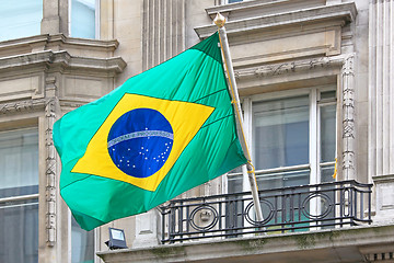 Image showing Flag of Brazil