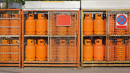 Image showing Gas Cylinders