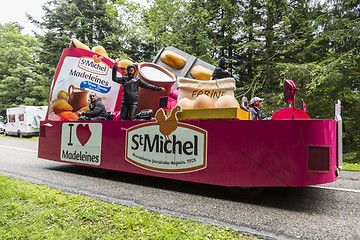 Image showing The Car of St. Michel Madeleines - Tour de France 2014
