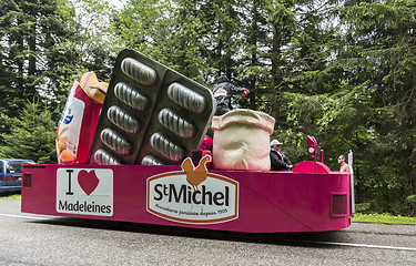 Image showing The Car of St. Michel Madeleines - Tour de France 2014