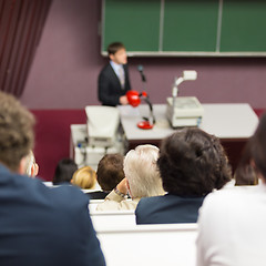 Image showing Lecture at university.