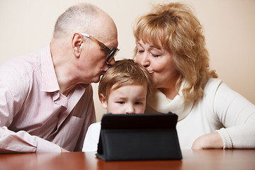 Image showing Lovely family of three