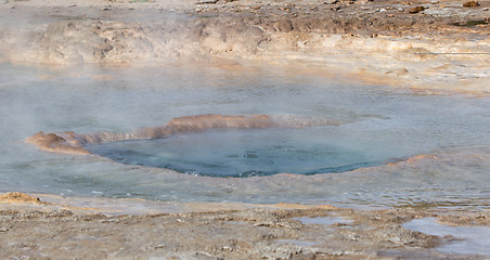 Image showing The famous Strokkur Geyser - Iceland