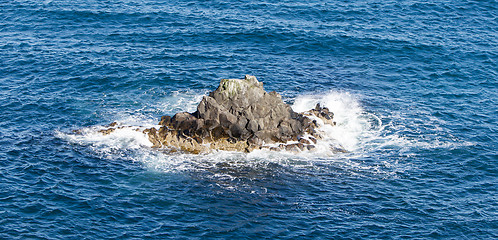 Image showing Small island at the westcoast of Iceland