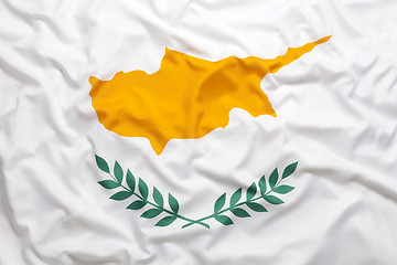 Image showing Textile flag of Cyprus