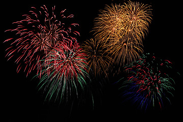 Image showing fireworks display