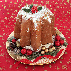 Image showing Pandoro Christmas Cake