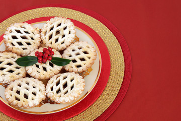 Image showing Christmas Latticed Mince Pies