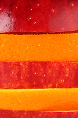 Image showing orange and red