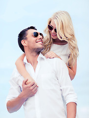 Image showing couple at seaside