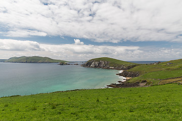 Image showing view to ocean at wild atlantic way in ireland
