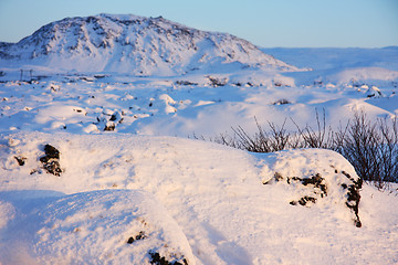 Image showing winter sun