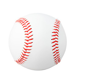 Image showing Baseball isolated on white