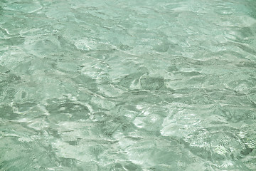 Image showing sea or ocean blue transparent water