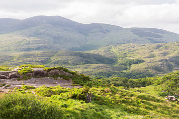 Image showing view to Killarney National Park hills in ireland