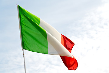 Image showing italy   waving in the blue   and wave